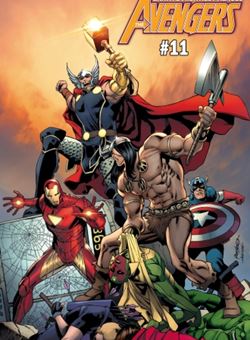 Avengers Nº11 Cover Variant Conan Vs MArvel Carlos Pacheco (December 2018) 