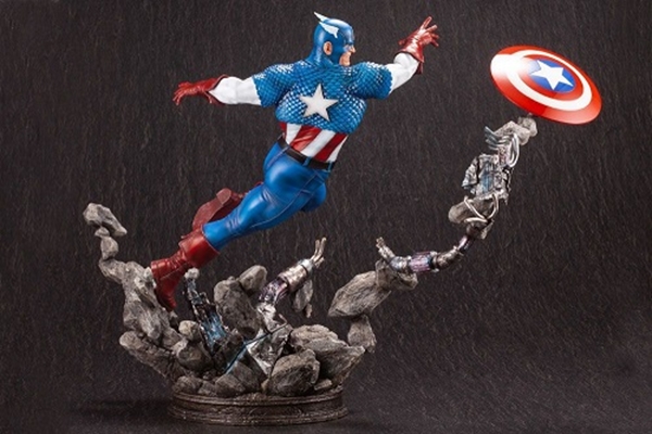 Captain America 36 cm Marvel Comics Fine Art Estatua 1/6