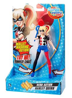 Figura accion Super Hero Girls DC Comics Harley Quinn