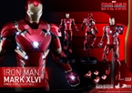 Iron Man Mark XLVI Power Pose - Capitan America. Civil War Hot Toys Figura 1/6