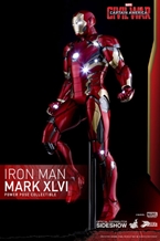 Iron Man Mark XLVI Power Pose - Capitan America. Civil War Hot Toys Figura