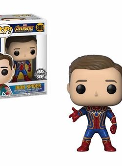 Iron Spider Unmasked Funko Pop Nº305 BoxLunch Exclusive Vengadores Infinity War