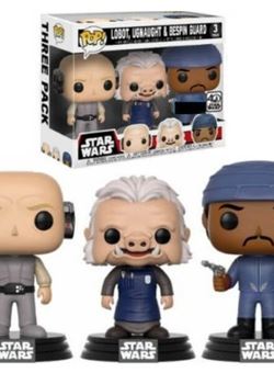 Lobot Ugnaught and Bespin Guard Funko Pop 10 cm Exclusive Pack 3 