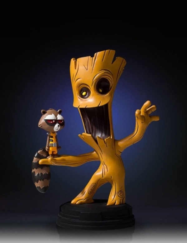 Marvel Animated Statue: Groot and Rocket Raccoon