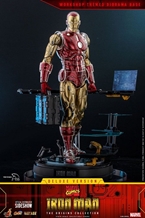 Marvel The Origins Collection Comic Masterpiece Figura 1/6 Iron Man Deluxe Version 33 cm Hot Toys