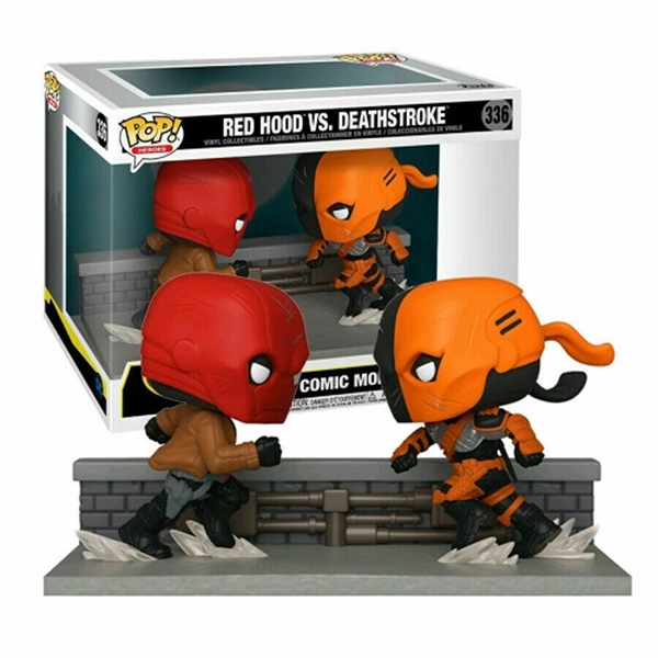 Red Hood Vs Deathstroke Funo Pop Comic Moment 10 cm Nº336 SDCC 2020 Exclusive
