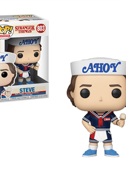 Steve with Hat and Ice Cream Funko Pop 10cm Nº803