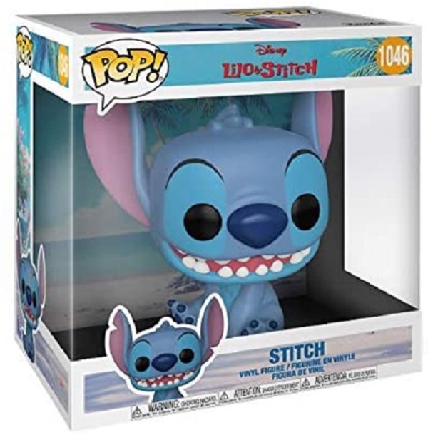 Stitch Funko Pop 25 cm Nº1046 Lilo & Stitch Super Sized Jumbo