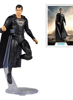 Superman (Black Suit) 18cm DC Justice League Movie Zakk Snyder