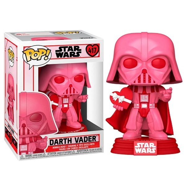 Vader w/Heart Funko Pop 10 cm Nº417 Star Wars Valentines (San Valentin)